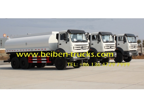 20m3 BEIBEN Water transportation stainless steel water tank truck supplier