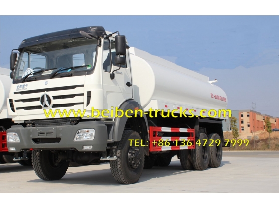 Beiben Off Road 6*6 Water Bowser Truck Water Tanker Truck 20Cbm  for africa