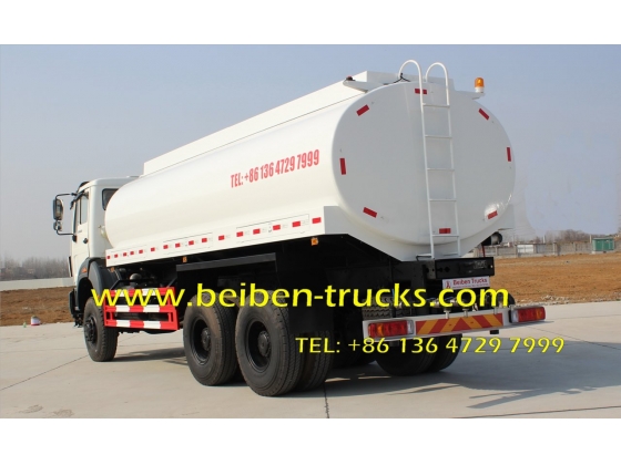 china North benz BEIBEN 6x4 336HP tank truck water truck for sale