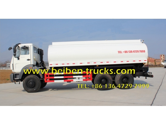 china North benz BEIBEN 6x4 336HP tank truck water truck for sale