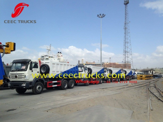 baotou Beiben 50 T dump trucks supplier