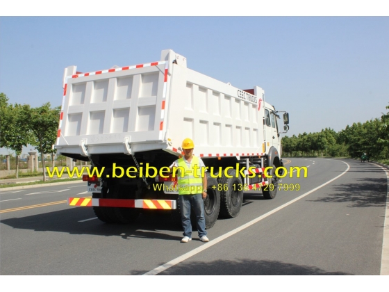 china beiben 6*4  dump truck with 360 hp engine