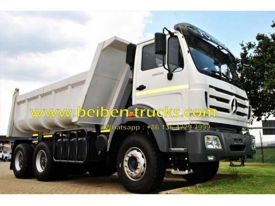 china beiben Euro 2 engine dump truck supplier