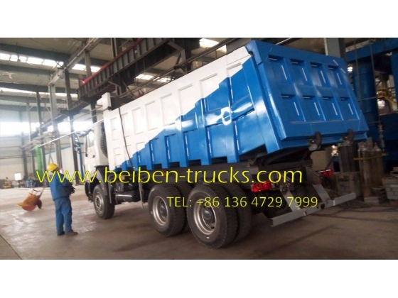 north benz 6*6 drive dump truck supplier