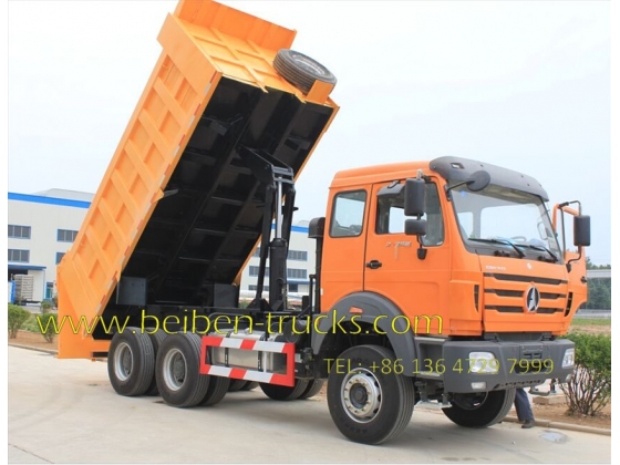 north benz 6*6 drive dump truck supplier