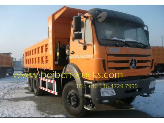 north benz 6*6 drive dump truck supplier