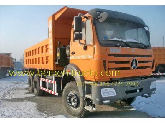 north benz 6*6 drive dump truck supplier