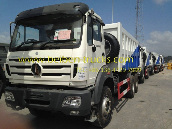 north benz 6*6 drive dump truck supplier