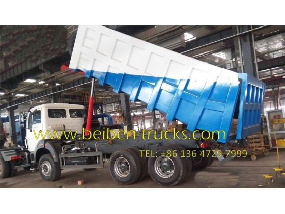 north benz 6*6 drive dump truck supplier