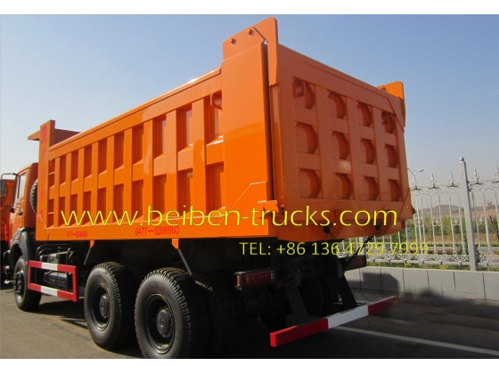 north benz 6*6 drive dump truck supplier