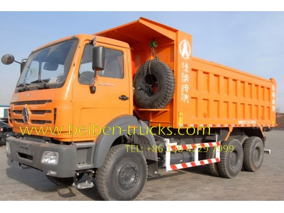 north benz 6*6 drive dump truck supplier