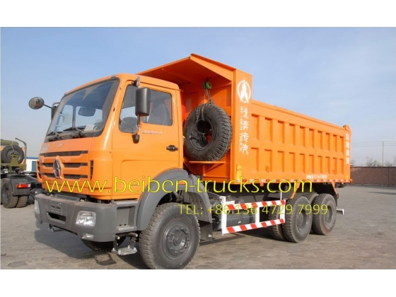 north benz 6*6 drive dump truck supplier