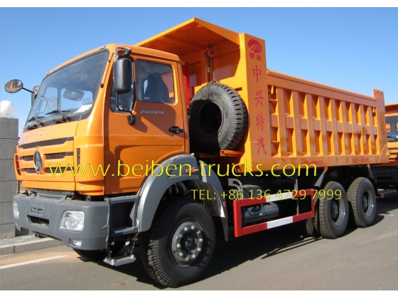 north benz 6*6 drive dump truck supplier