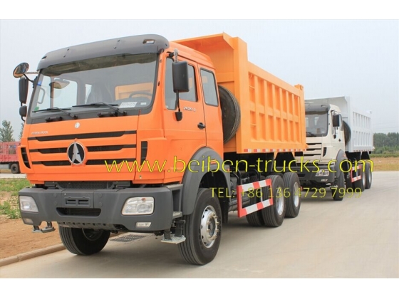 north benz 6*6 drive dump truck supplier