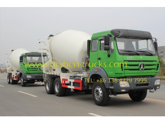 china beiben 2534 cement mixer truck supplier