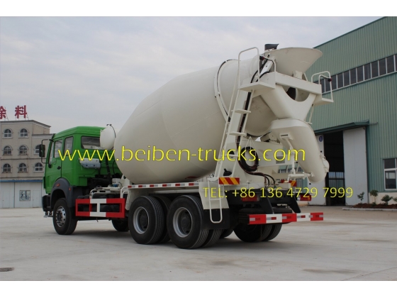 china beiben 2534 cement mixer truck supplier