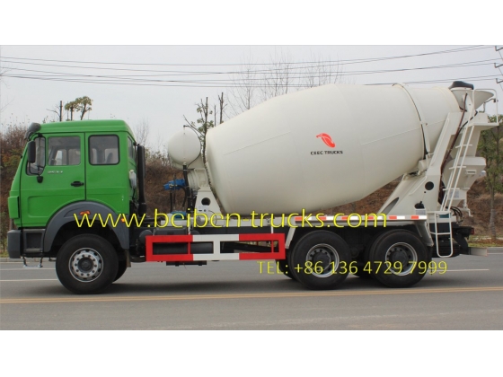 china beiben 2534 cement mixer truck supplier