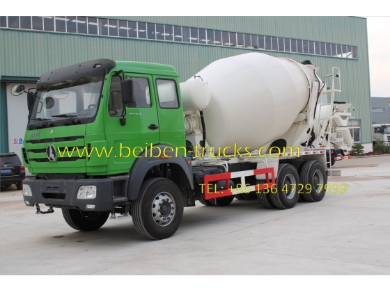 china beiben 2534 cement mixer truck supplier