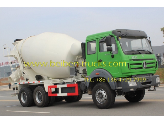 china beiben 2534 cement mixer truck supplier