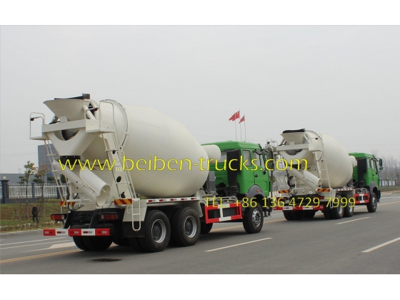 china beiben 2534 cement mixer truck supplier