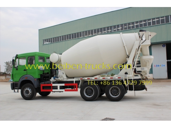 china beiben 2534 cement mixer truck supplier