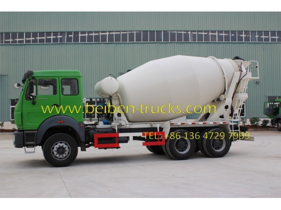 china beiben 2534 cement mixer truck supplier