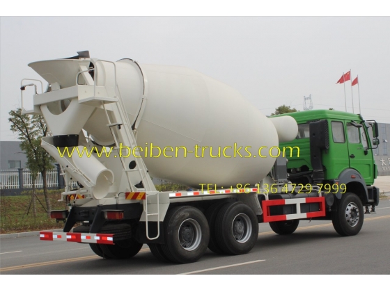 china beiben 2534 cement mixer truck supplier