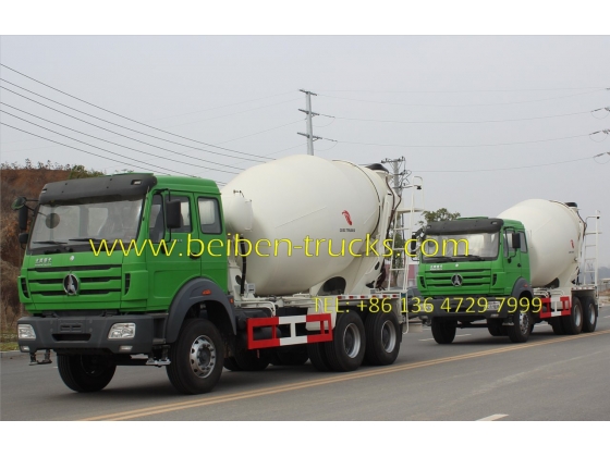 china beiben 2534 cement mixer truck supplier