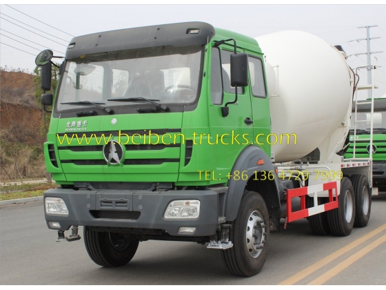 china beiben 2534 cement mixer truck supplier