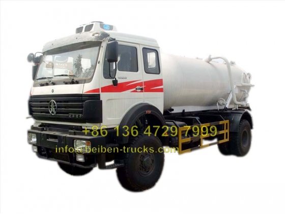 north benz 10 CBM vacuum tanker truck