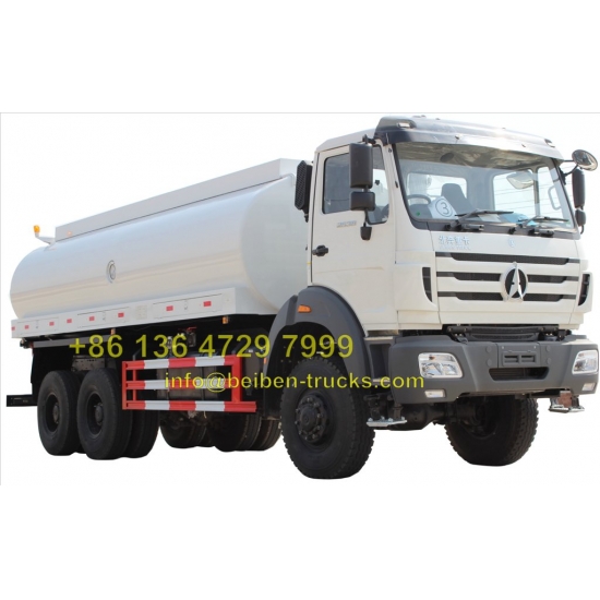 North Benz NG80 6x4 power star 20 ton water tank truck for sale