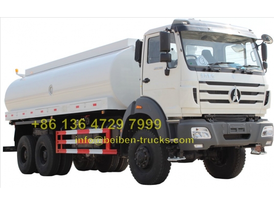 North Benz NG80 6x4 power star 20 ton water tank truck for sale