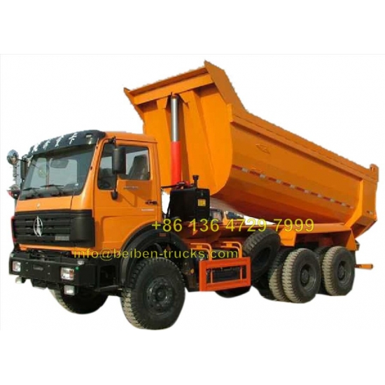 china north benz hardox 50 T dumper manufacturer