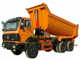 china north benz hardox 50 T dumper manufacturer