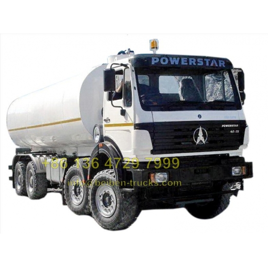 china north benz 8*4 fuel tanker truck price