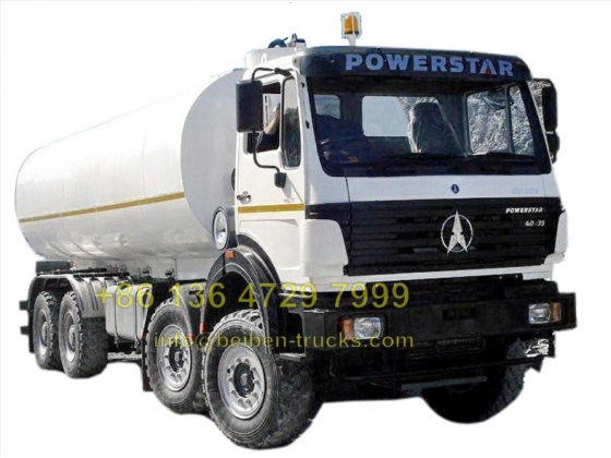 china north benz 8*4 fuel tanker truck price