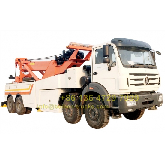 china North benz right hand drive heavy duty recovery truck  price