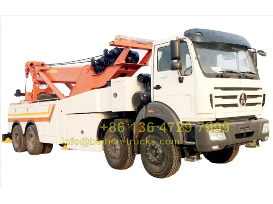 china North benz right hand drive heavy duty recovery truck  price