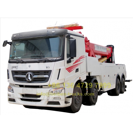 Beiben V3 cabin benz technology wrecker truck manufacturer