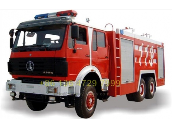 Beiben 12 CBM  fire fighting trucks manufacturer