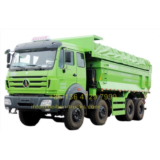 Beiben 12 wheeler 340 Hp dump truck price