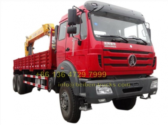 Beiben 12 T truck mounted XCMG crane supplier from china