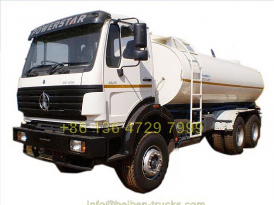 china beiben 6*4 drive fuel tanker manufacturer