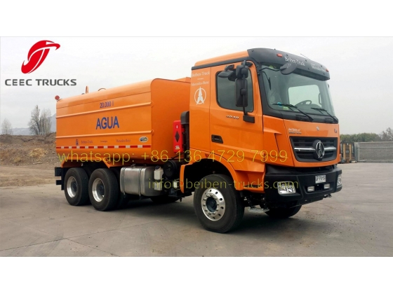 china beiben water bowser tanker supplier