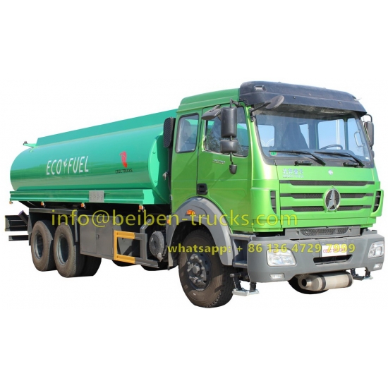 beiben 6*4 drive oil tanker supplier