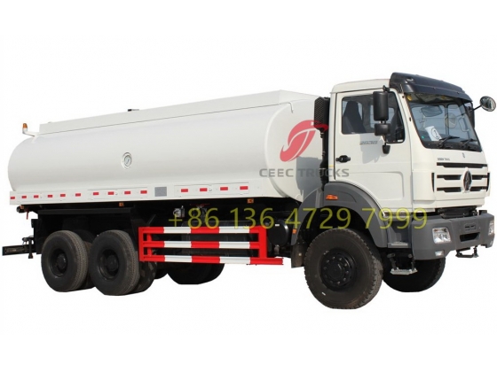 Right hand drive beiben 2538 water truck for kenya customer