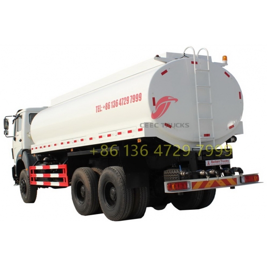 North Benz 6x4 NG80 water sprinkling tank water bowser truck supplier