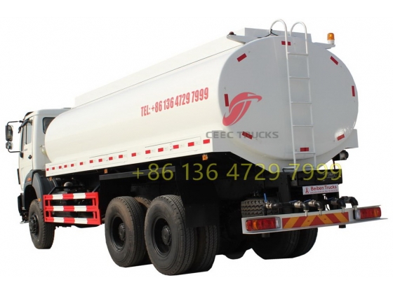 North Benz 6x4 NG80 water sprinkling tank water bowser truck supplier