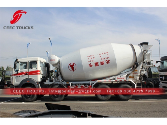 Beiben 8*4 14 CBM concrete mixer truck  supplier