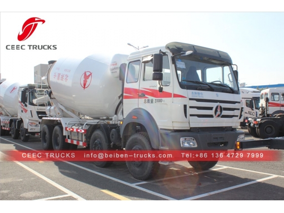 Beiben 8*4 14 CBM concrete mixer truck  supplier